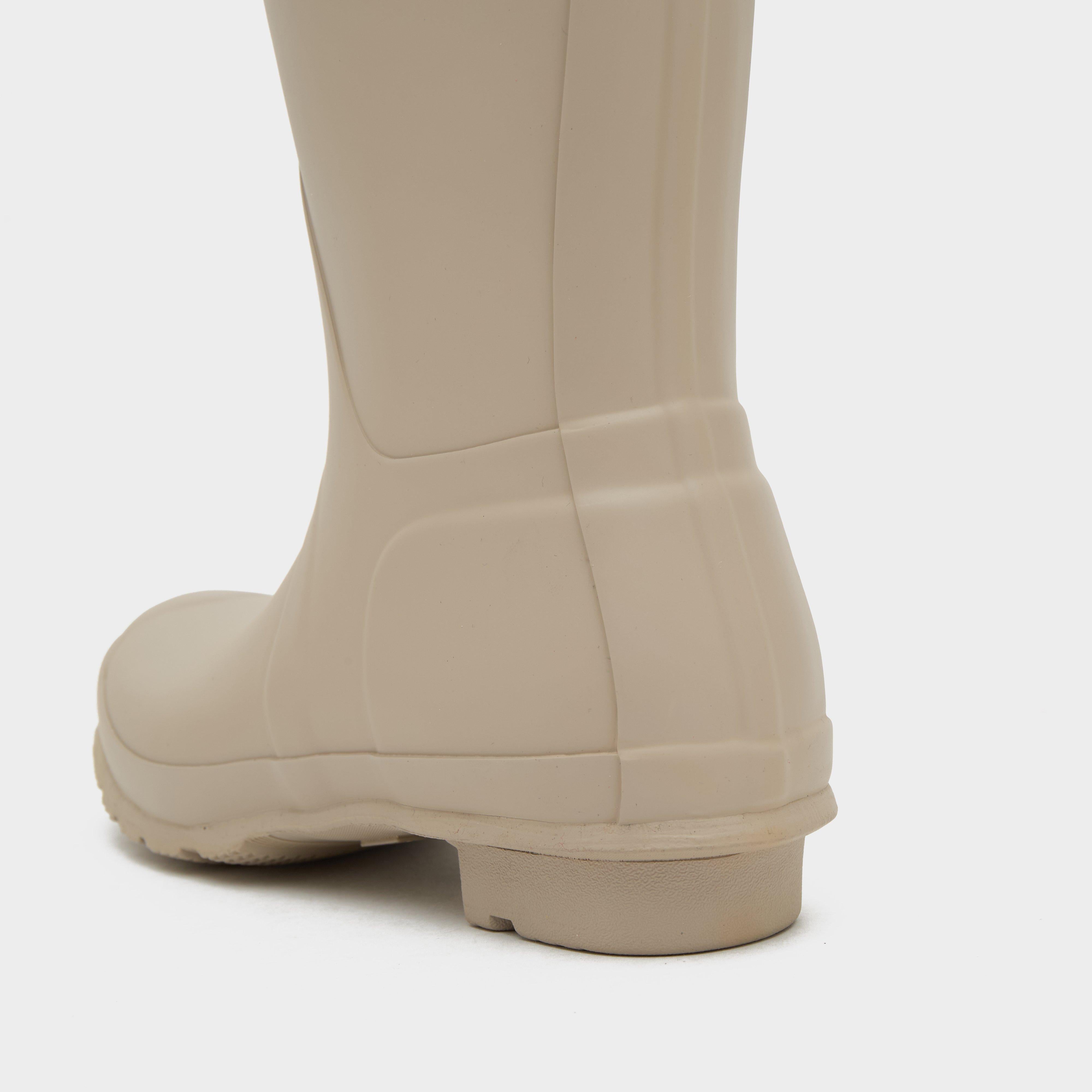 Womens Original Short Gloss Wellington Boots Skimming Stone