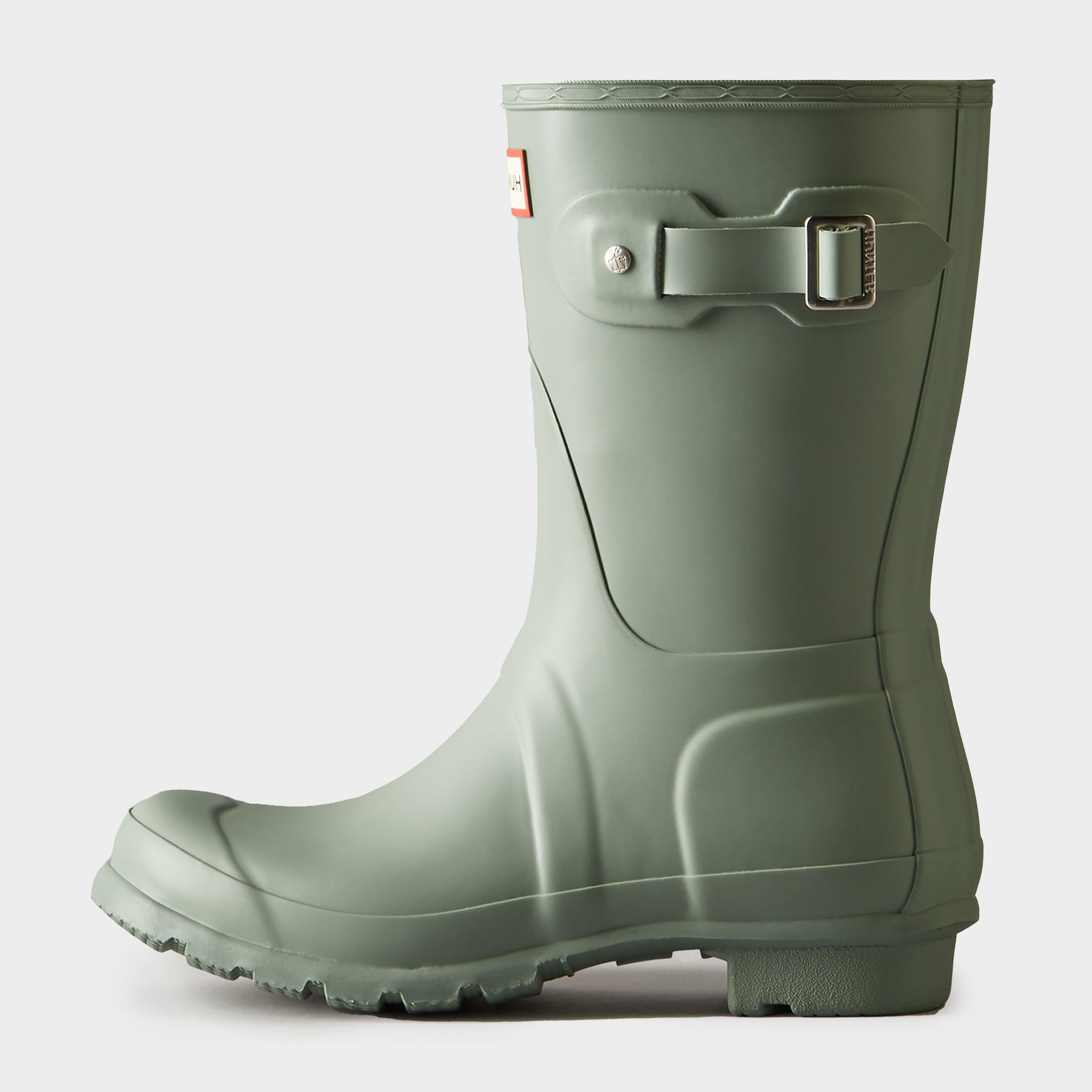 Womens Original Short Gloss Wellington Boots Sweet Gale Green