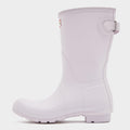 Womens Short Back Adjustable Wellington Boots Purple