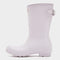 Womens Short Back Adjustable Wellington Boots Purple
