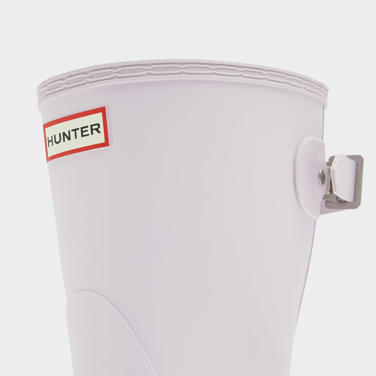 Womens Short Back Adjustable Wellington Boots Purple