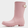 Womens Short Back Adjustable Wellington Boots Pink