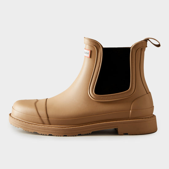 Womens Commando Chelsea Boots Tan