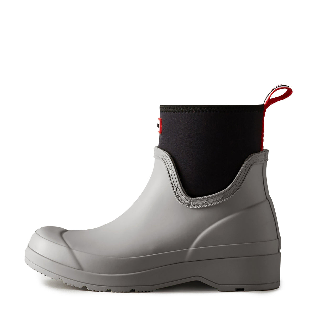 Womens Play Short Neoprene Wellington Boots Skimming Stone/Black.