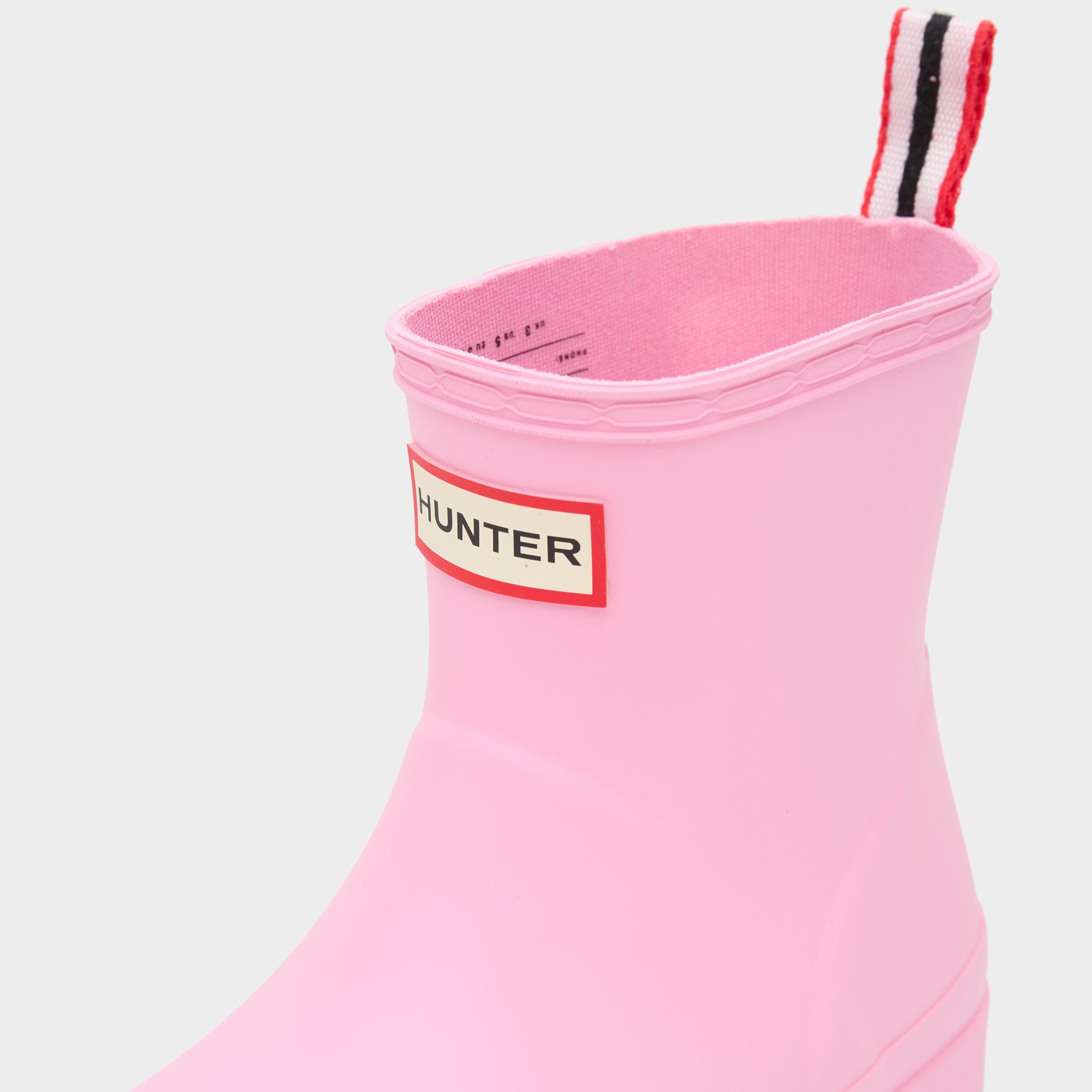 Womens Play Short Wellington Boots Pink Fizz