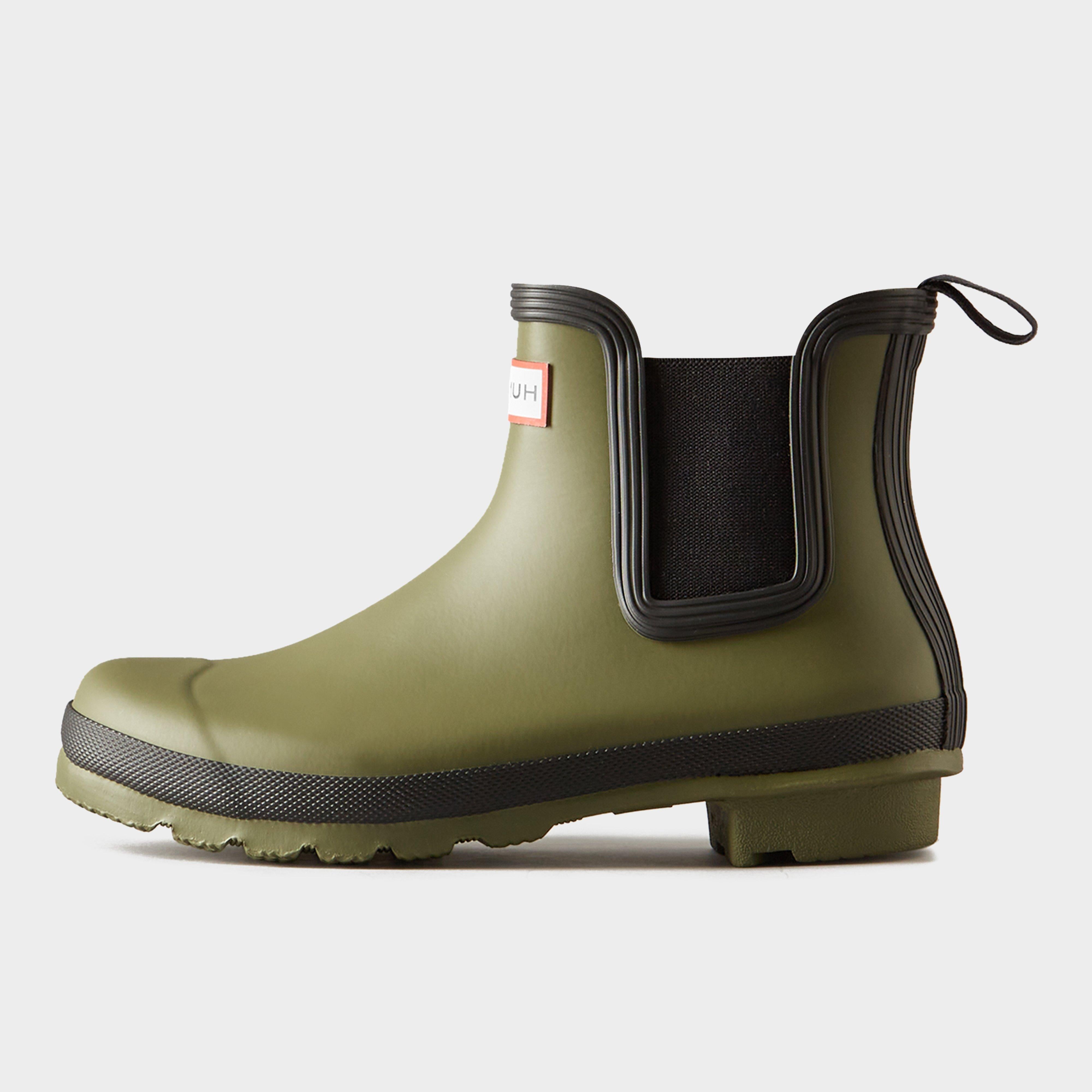 Womens Original Chelsea Boots Olive/Black