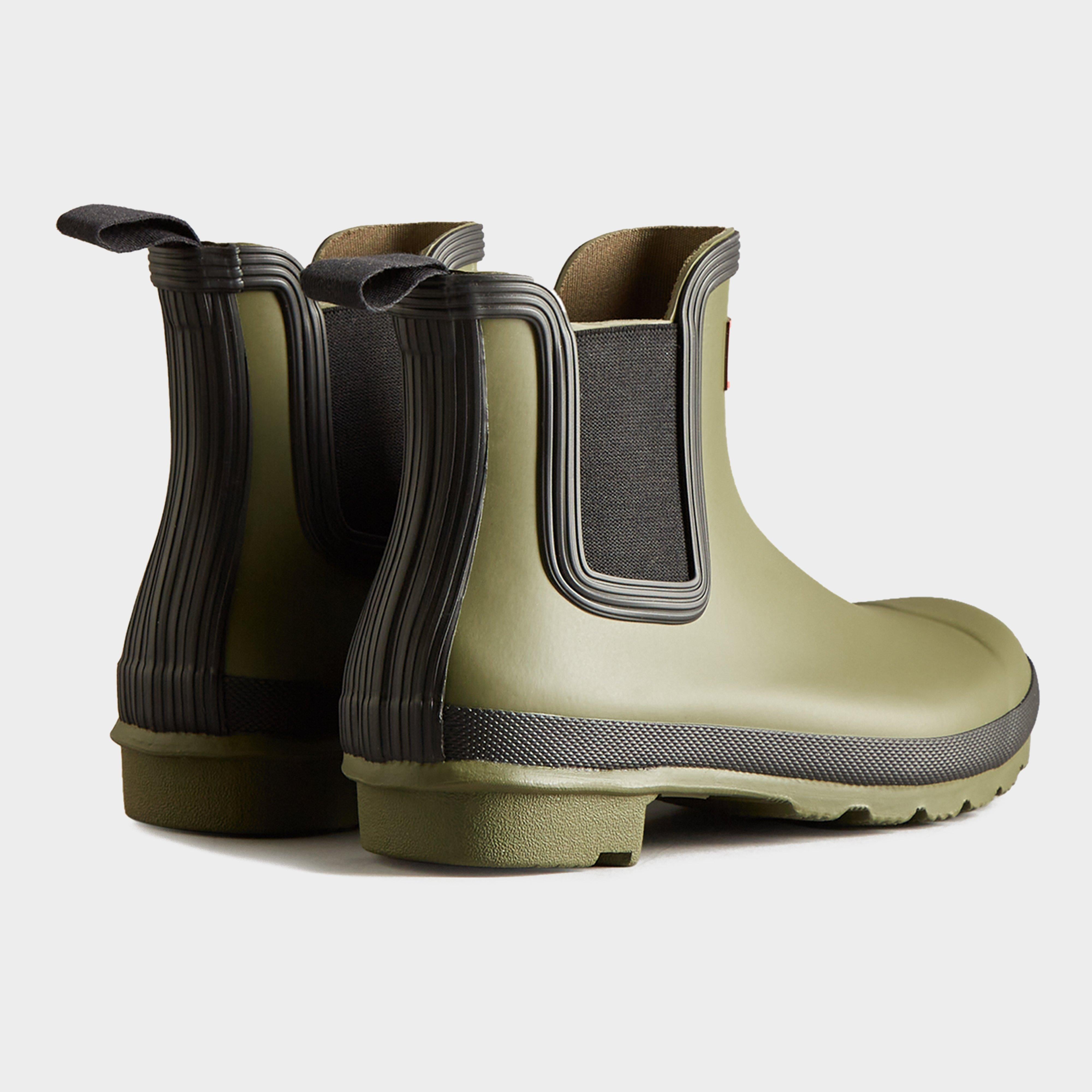 Womens Original Chelsea Boots Olive/Black