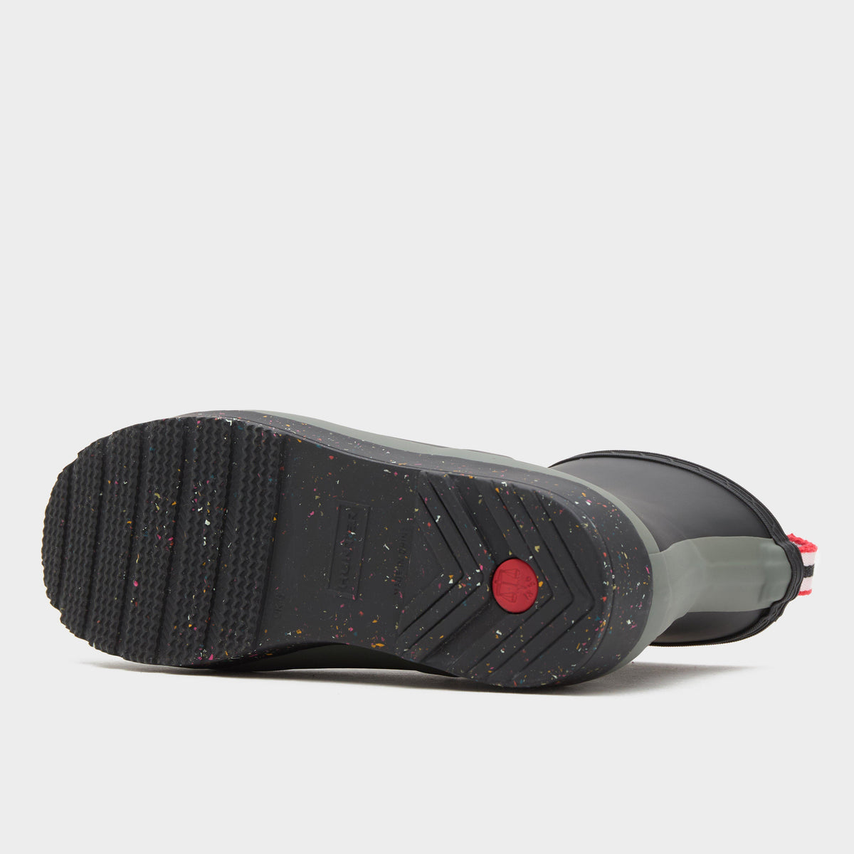 Womens Play Short Speckle Sole Wellington Boots Black/Steall/Spurrey