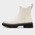 Womens Refined Stitch Detail Chelsea Wellington Boots White