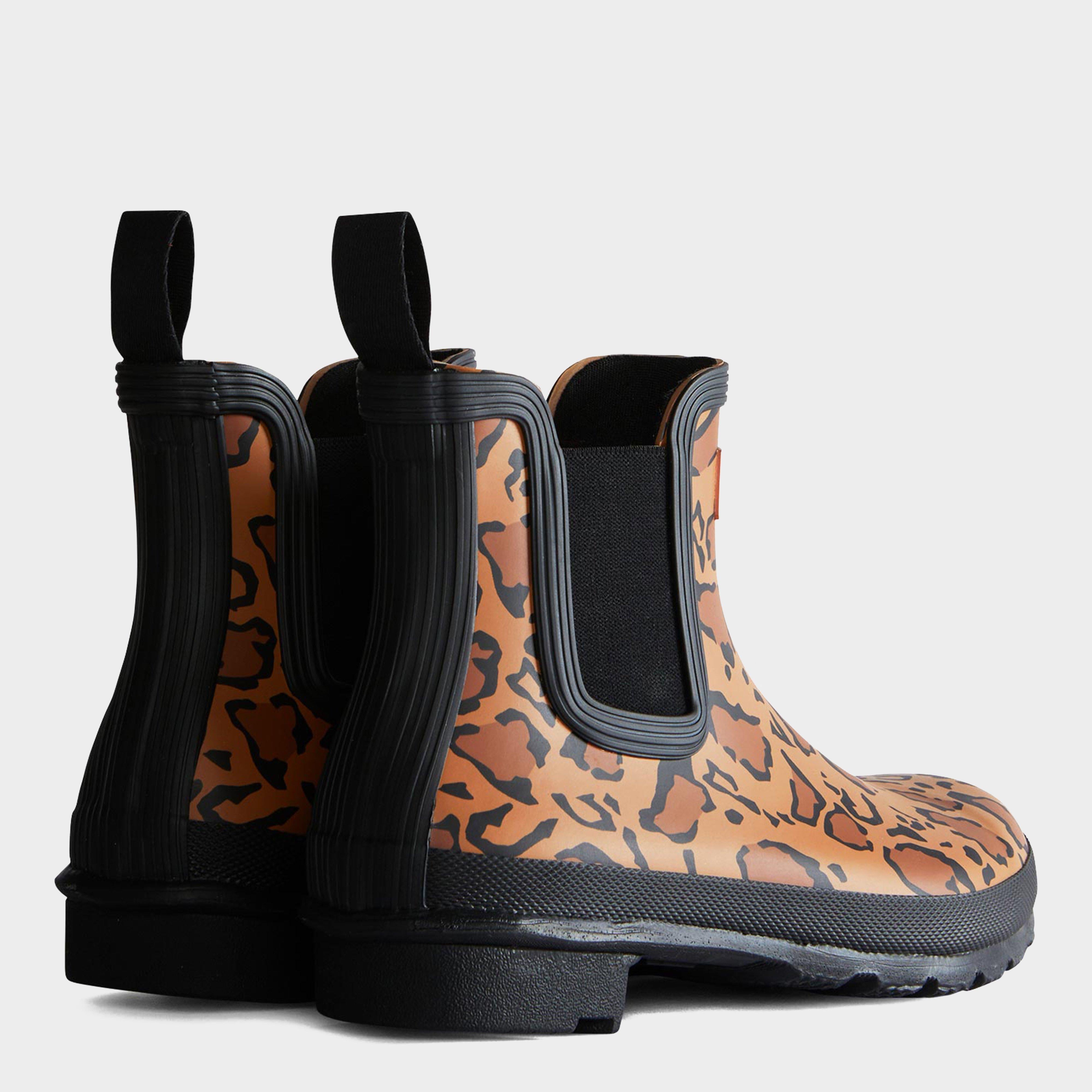 Womens Original Leopard Print Chelsea Boots Rich Tan/Saddle/Black