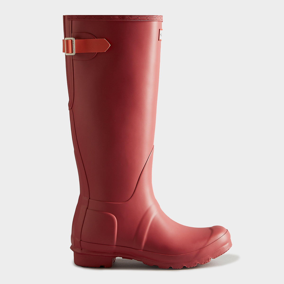 Womens Tall Back Adjustable Wellington Boots Glenmore Rose/Sun-Cup Orange