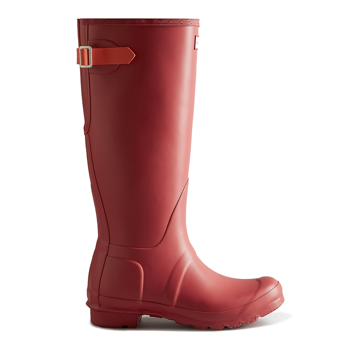 Womens Tall Back Adjustable Wellington Boots Glenmore Rose/Sun-Cup Orange