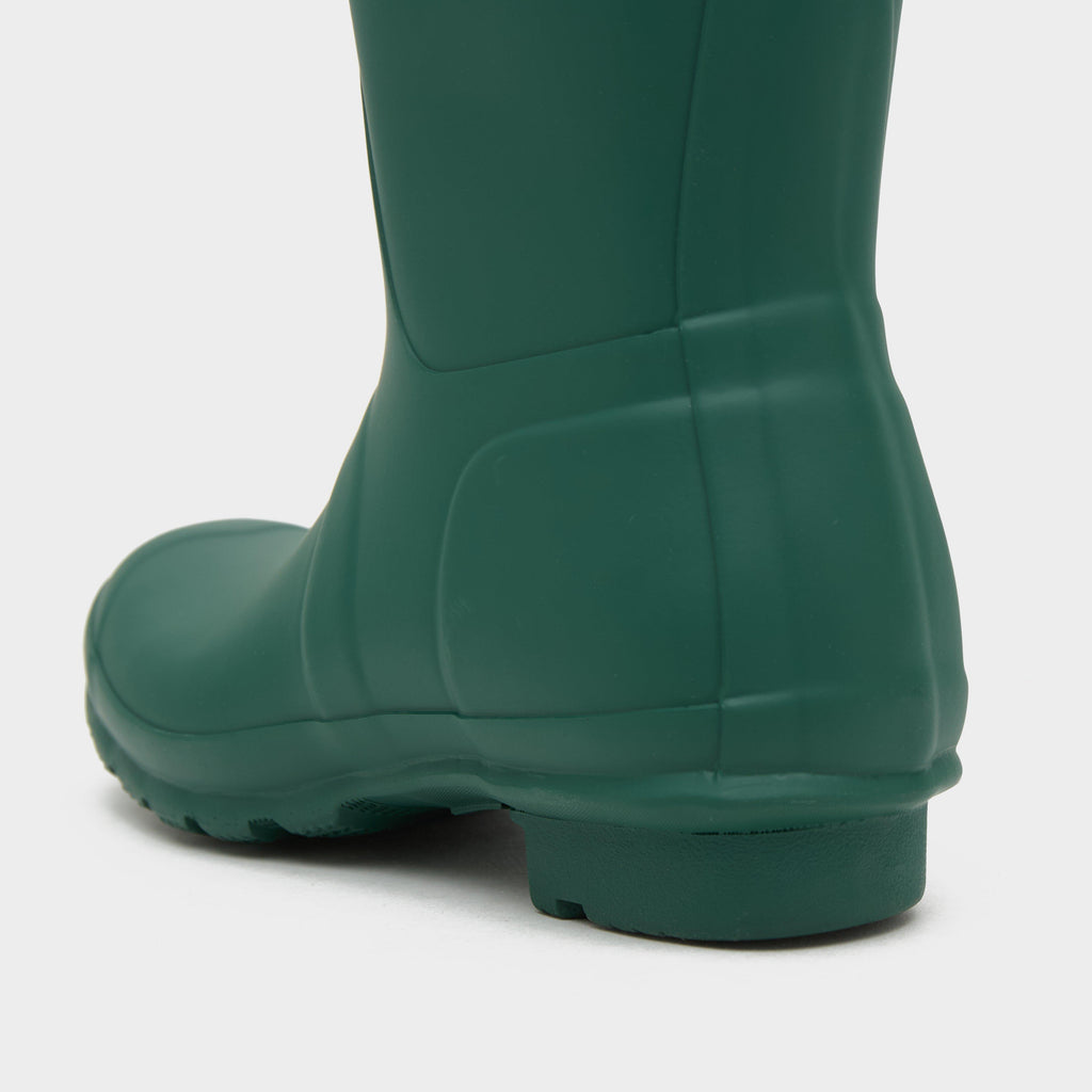 Womens Tall Back Adjustable Wellington Boots Green