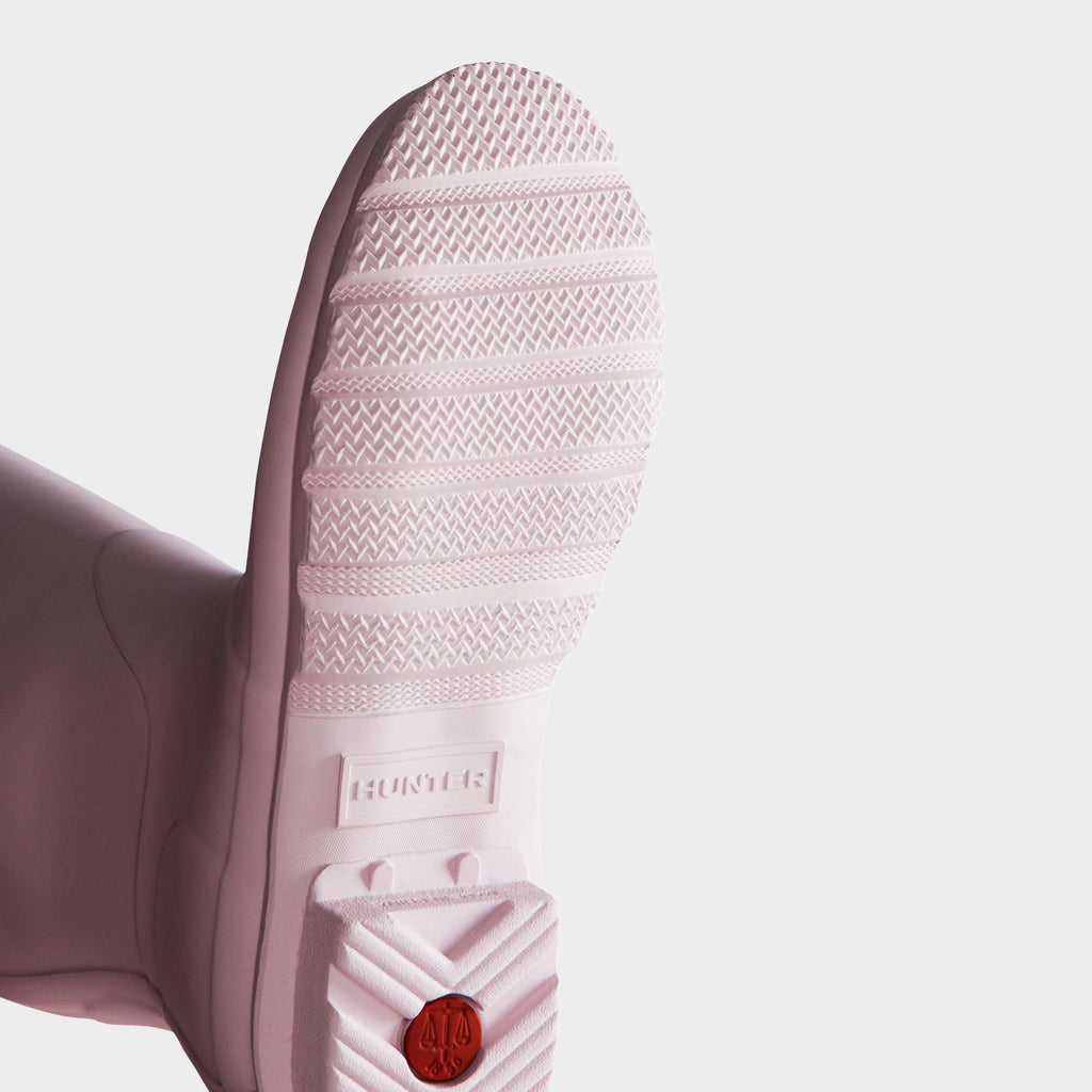 Womens Tall Back Adjustable Wellington Boots Pink