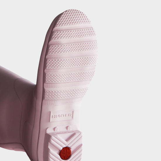 Womens Tall Back Adjustable Wellington Boots Pink