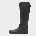 Womens Original Refined Back Adjustable Tall Wellington Boots Black
