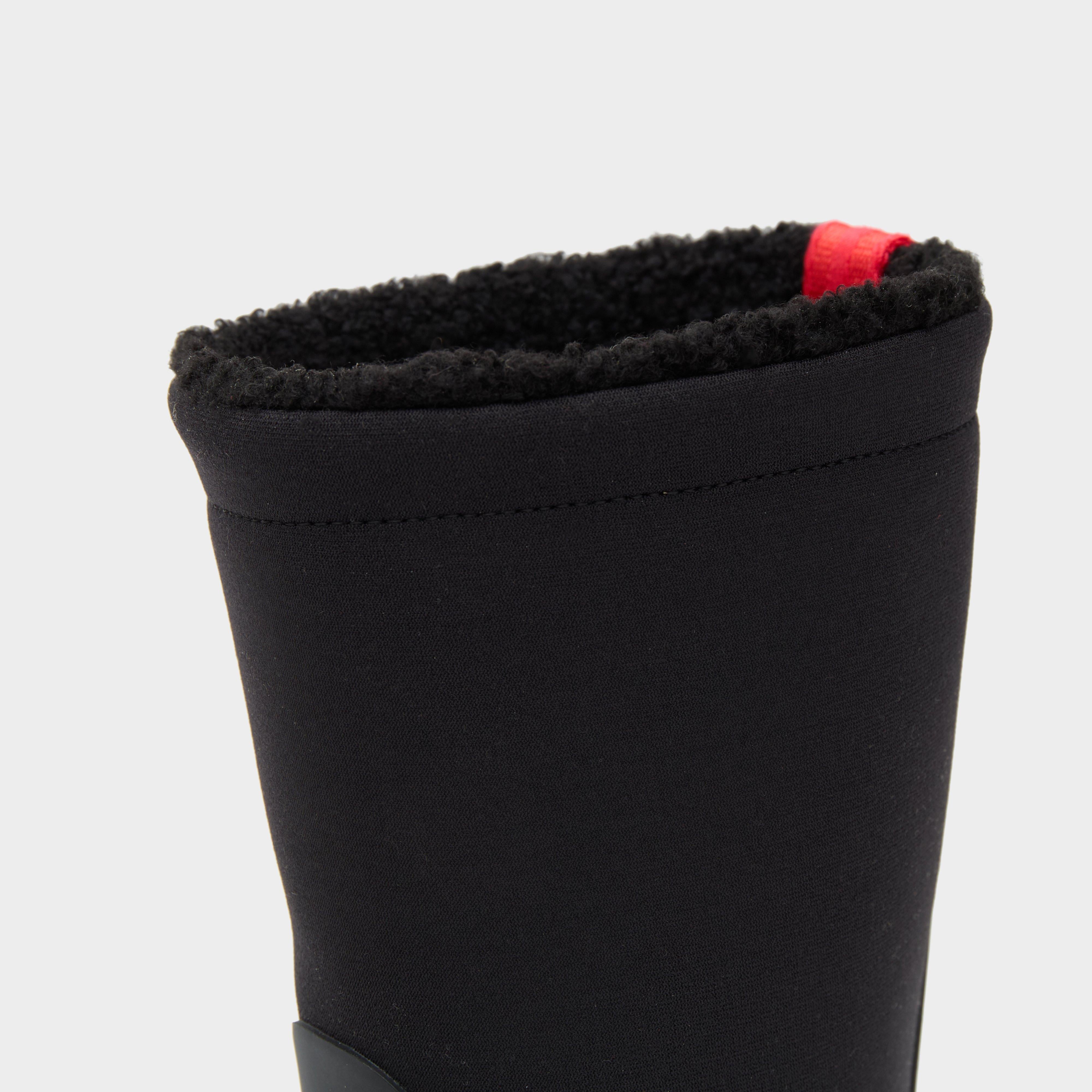 Womens Original Insulated Roll Top Sherpa Boots Black