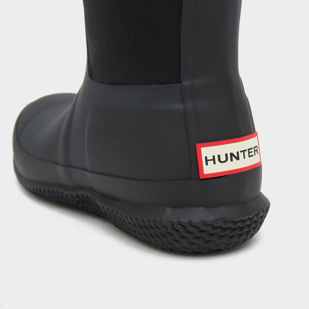 Womens Original Insulated Roll Top Sherpa Boots Black