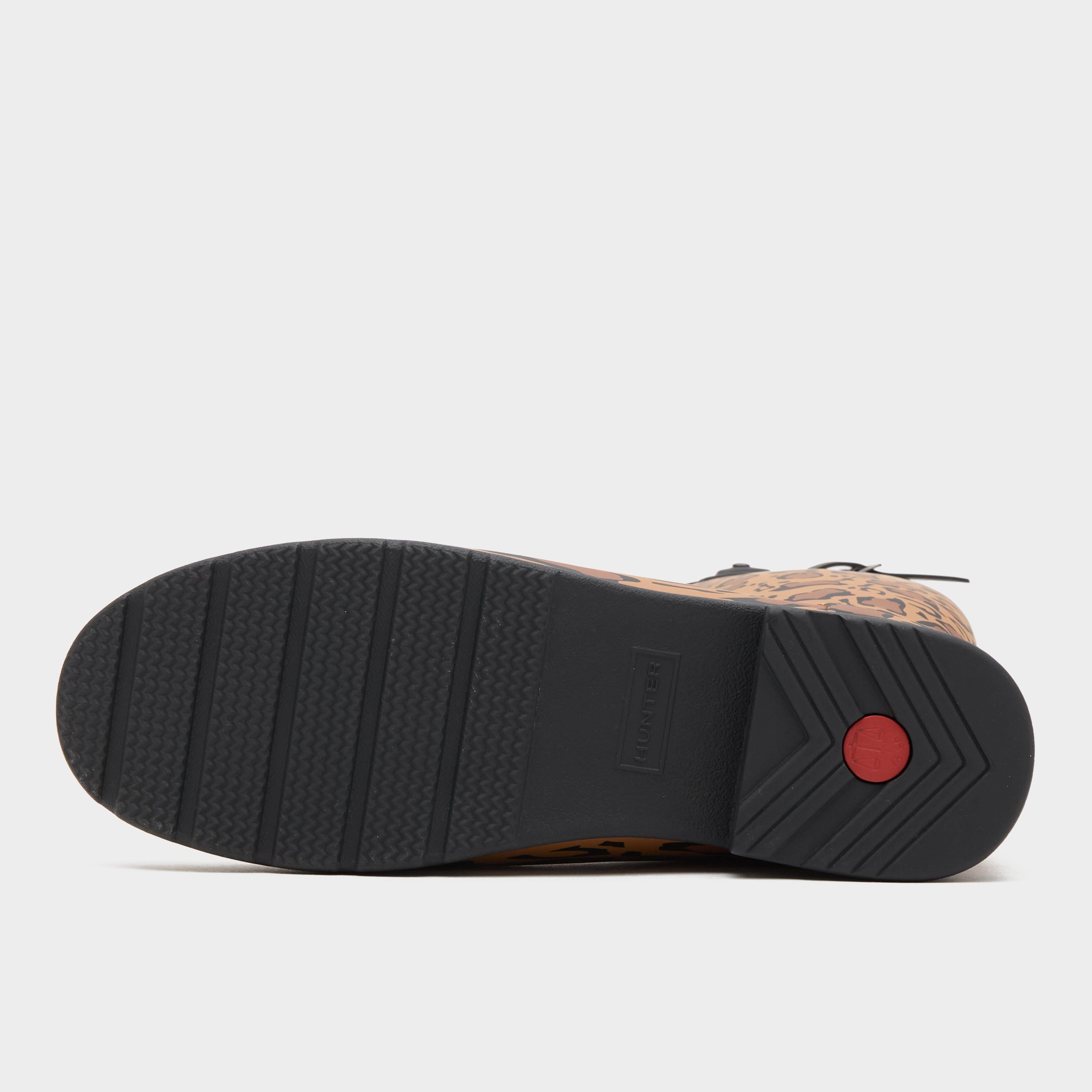 Womens Refined Tall Leopard Print Wellington Boots Rich Tan/Saddle