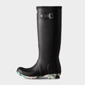 Womens Original Tall Splash Sole Wellington Boots Black/White Willow/Birdseye Blue