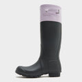 Womens Original Tall Colour Block Wellington Boots Black/Mauve