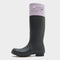Womens Original Tall Colour Block Wellington Boots Black/Mauve