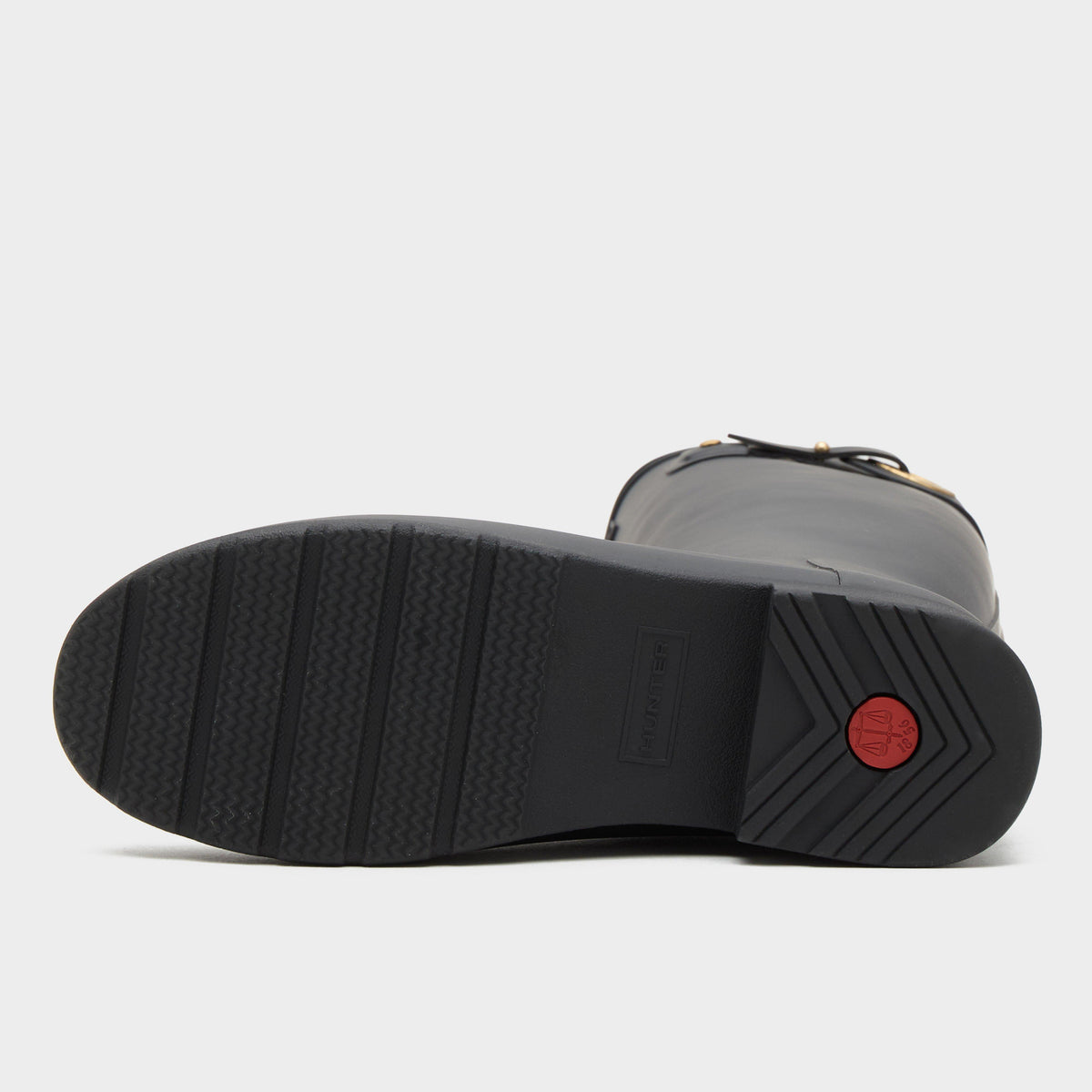 Womens Refined Tall Eyelet Buckle Wellington Boots