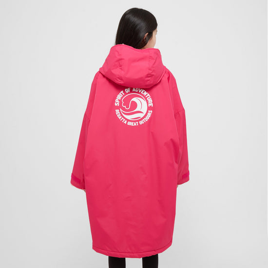 Kids Waterproof Robe Pink Potion Shell