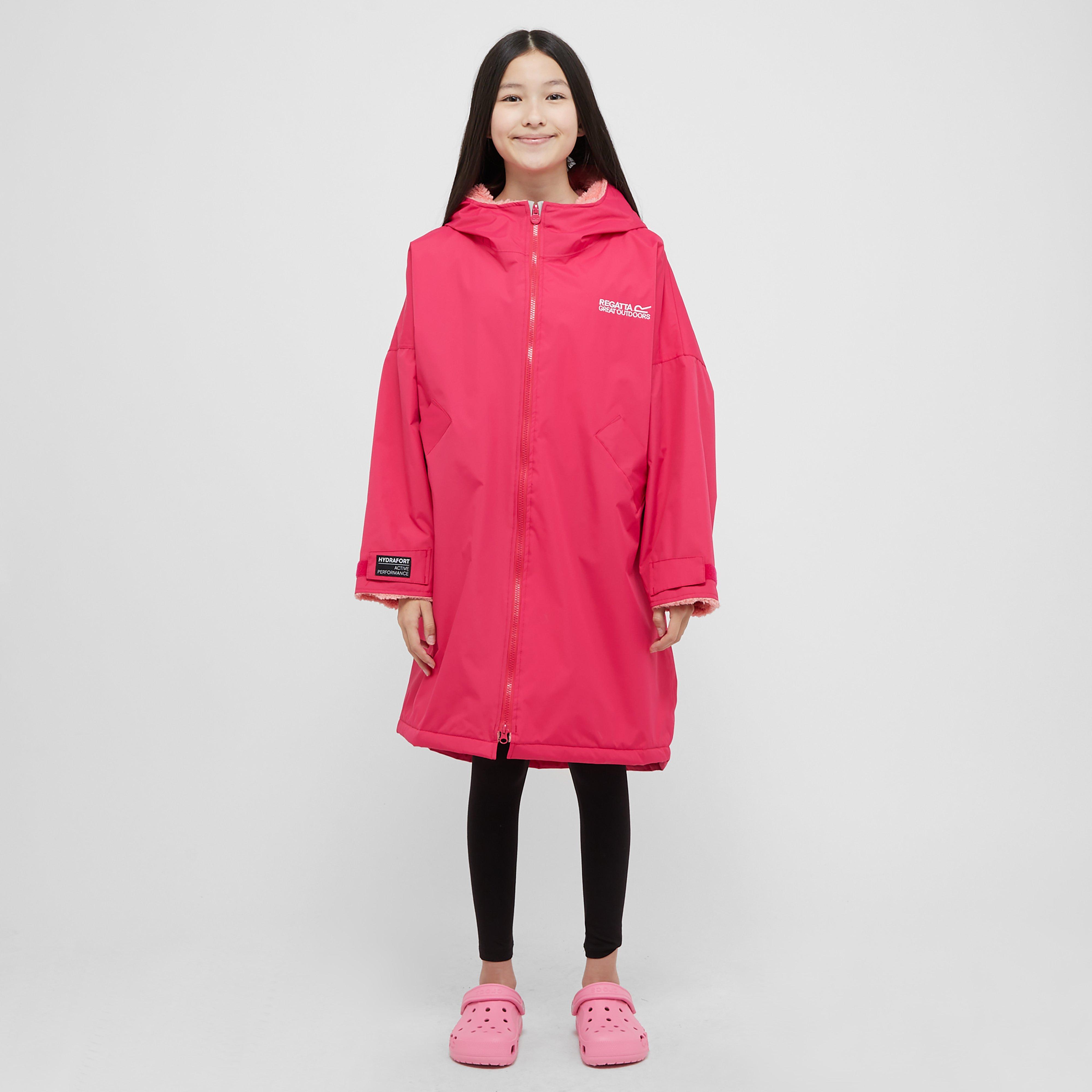 Kids Waterproof Robe Pink Potion Shell