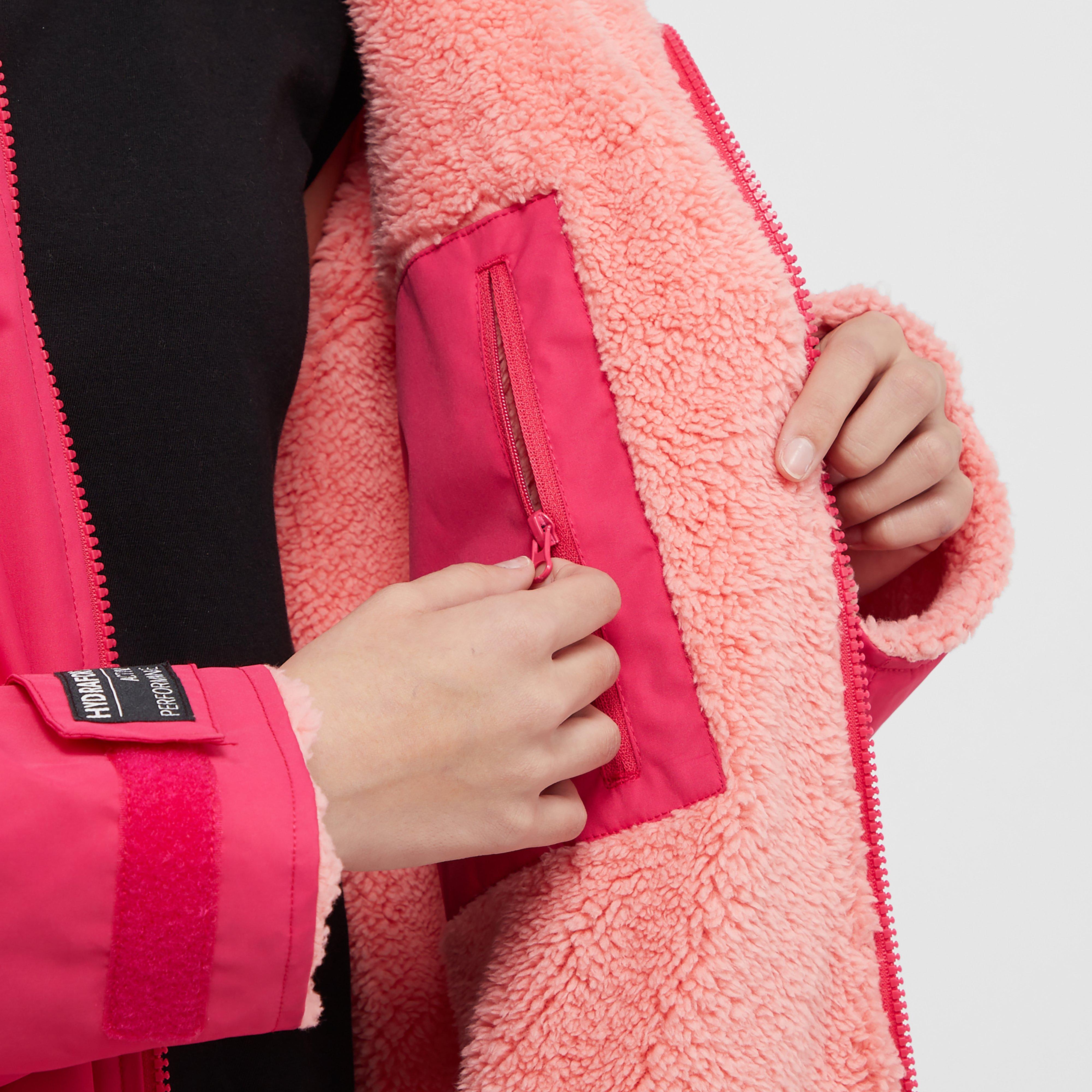 Kids Waterproof Robe Pink Potion Shell