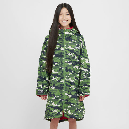 Kids Waterproof Robe Cactus Camouflage