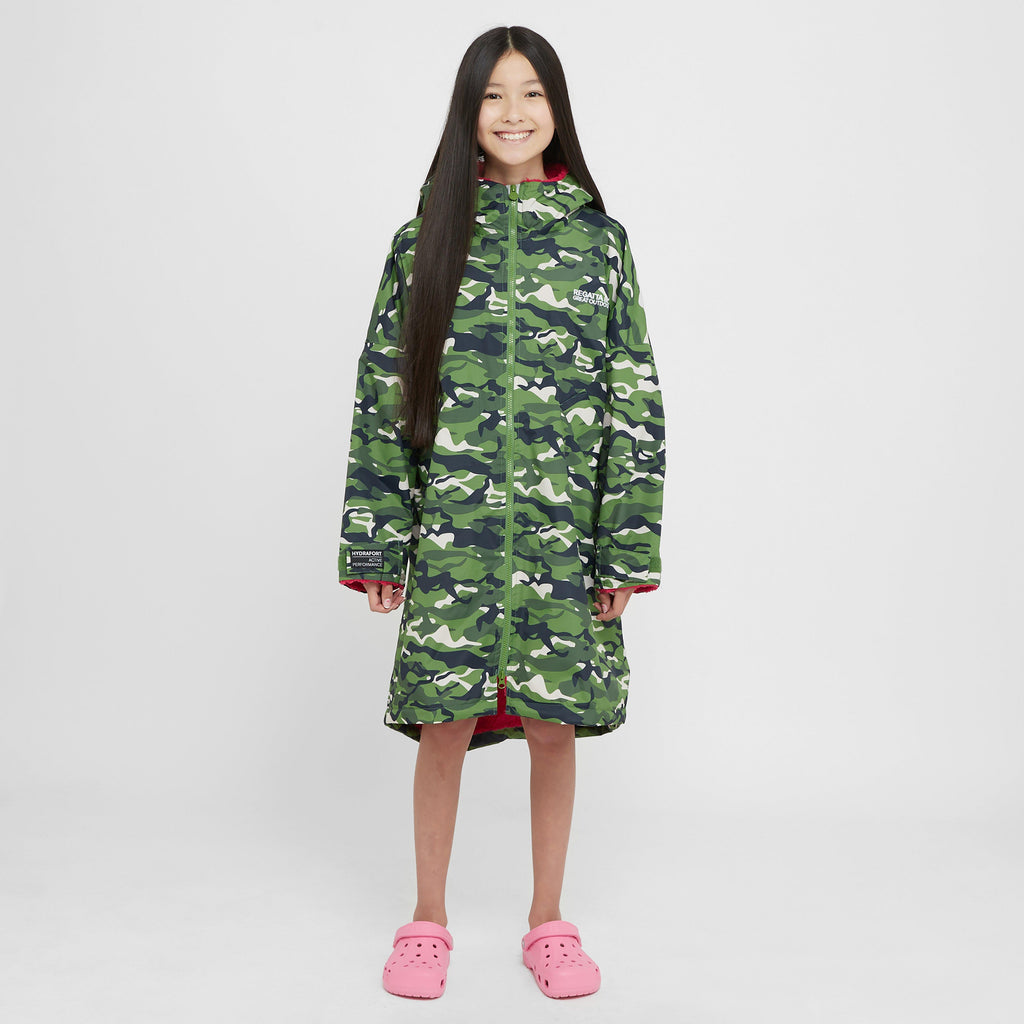 Kids Waterproof Robe Cactus Camouflage