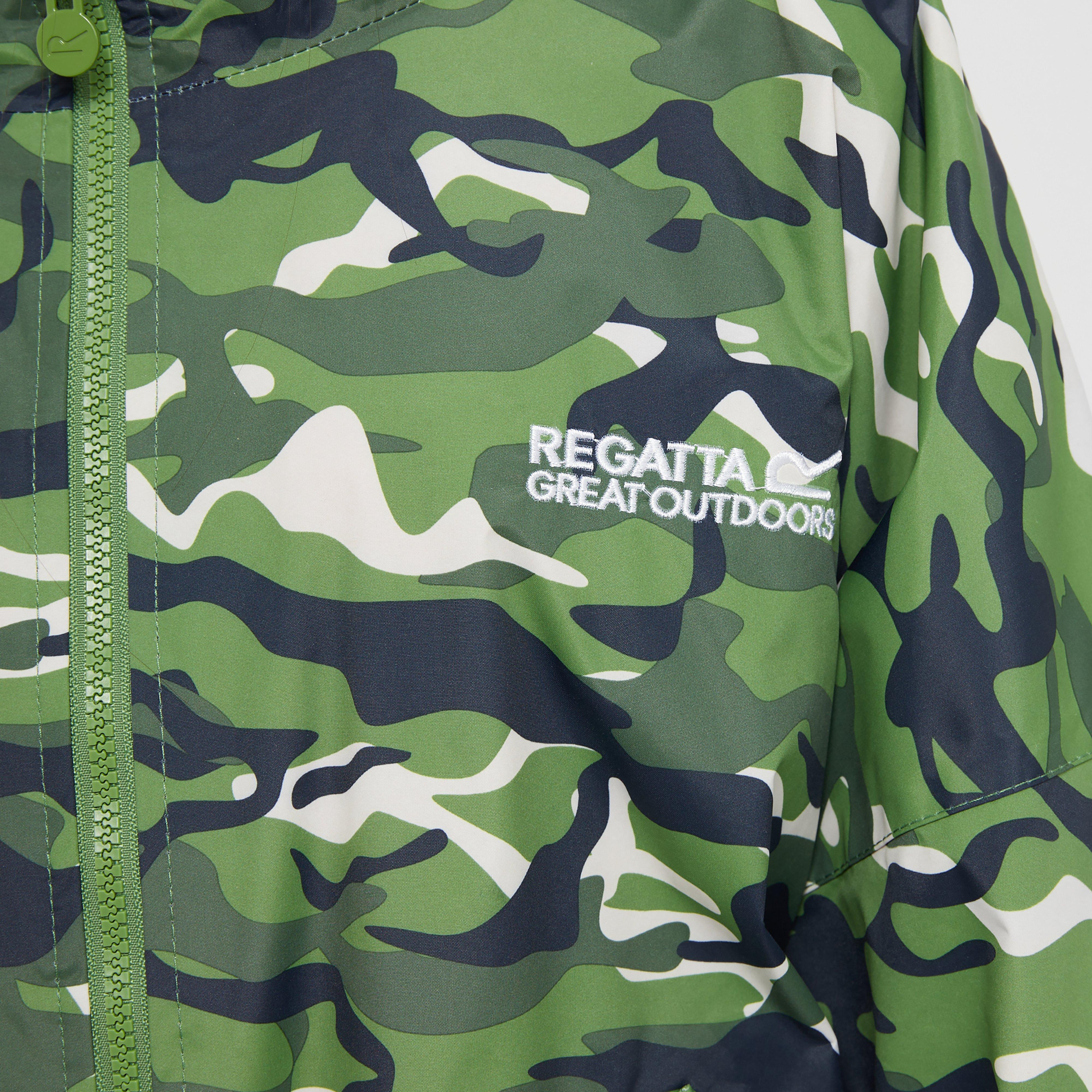 Kids Waterproof Robe Cactus Camouflage