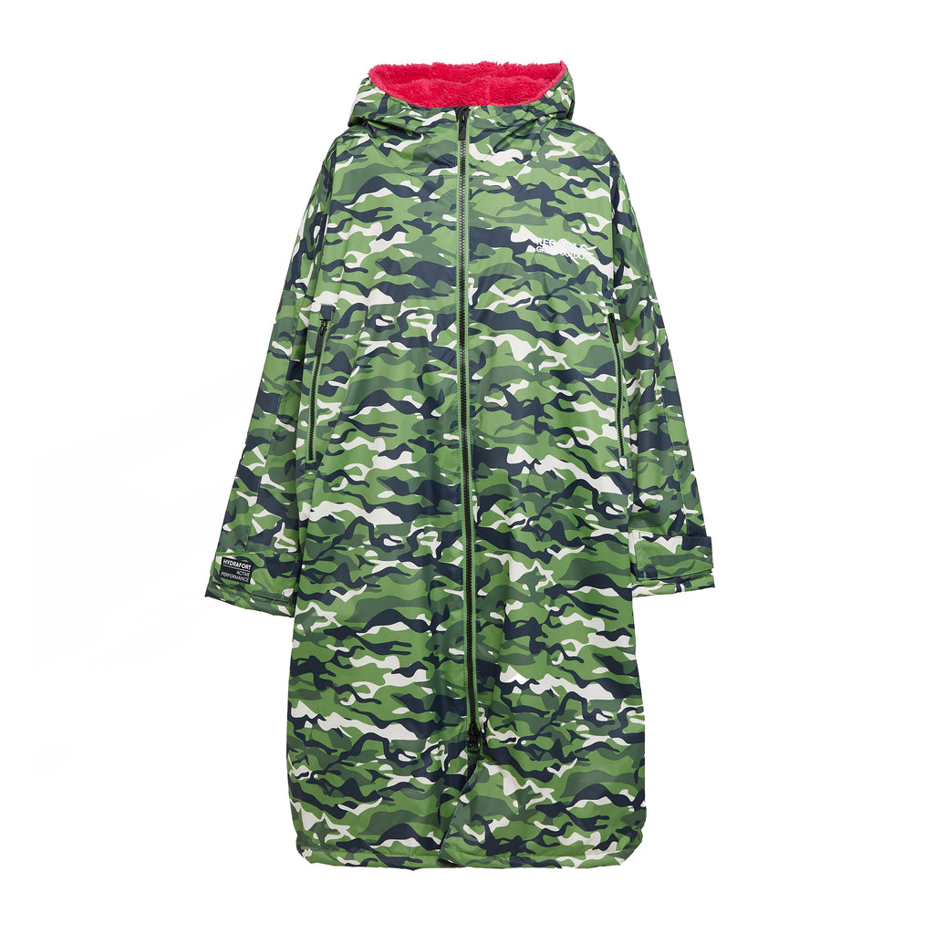 Kids Waterproof Robe Cactus Camouflage
