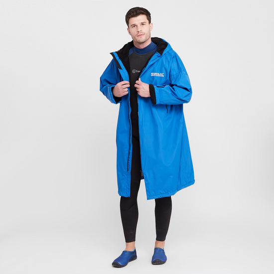 Adults Waterproof Robe Oxford Blue