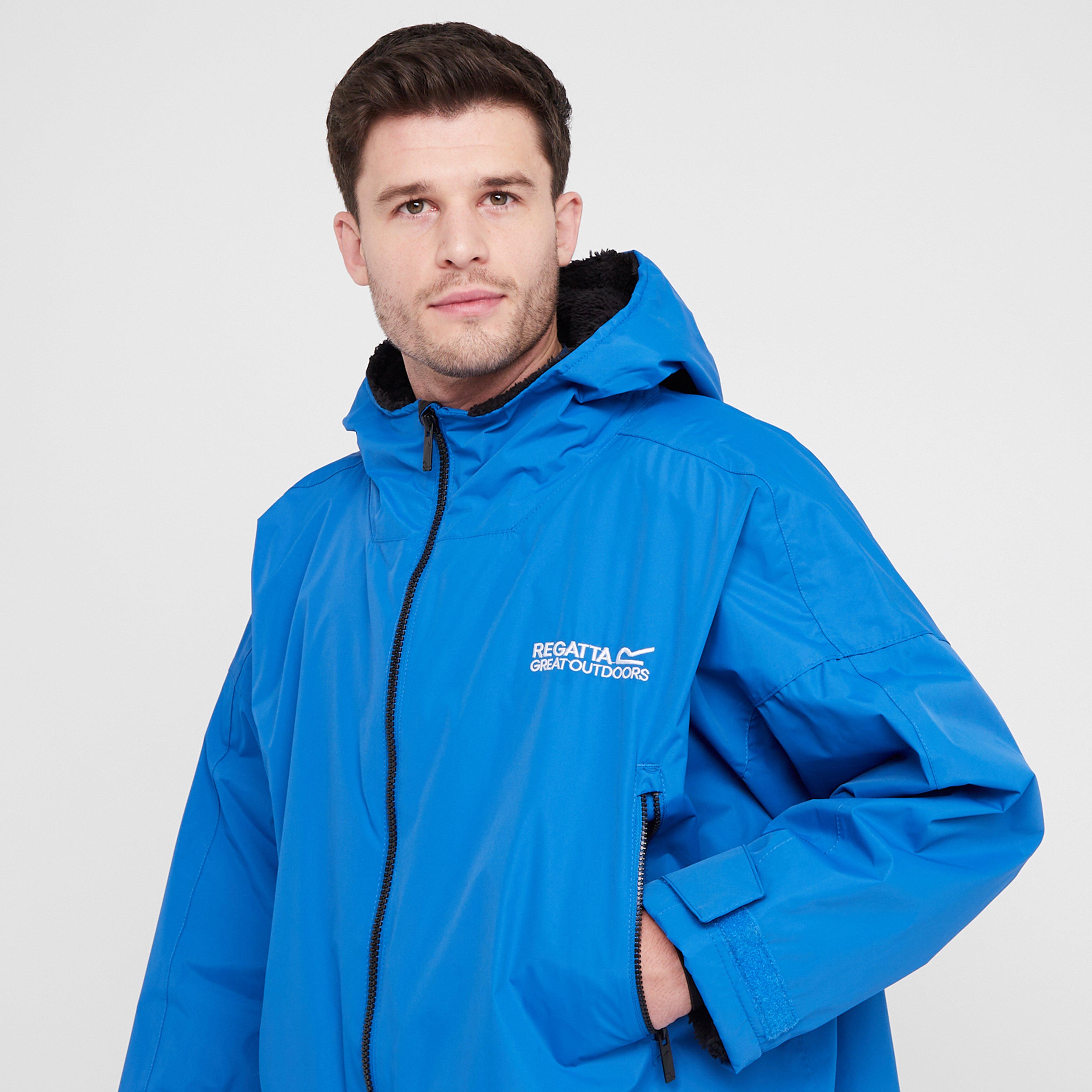 Adults Waterproof Robe Oxford Blue