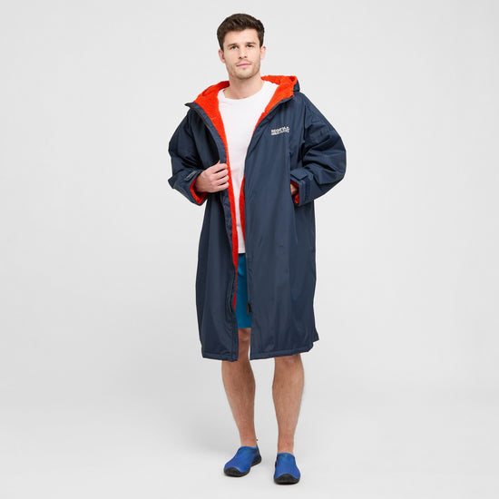 Adults Waterproof Robe Navy