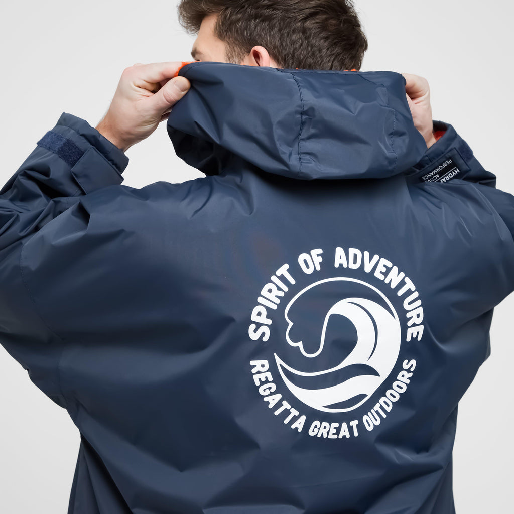 Adults Waterproof Robe Navy