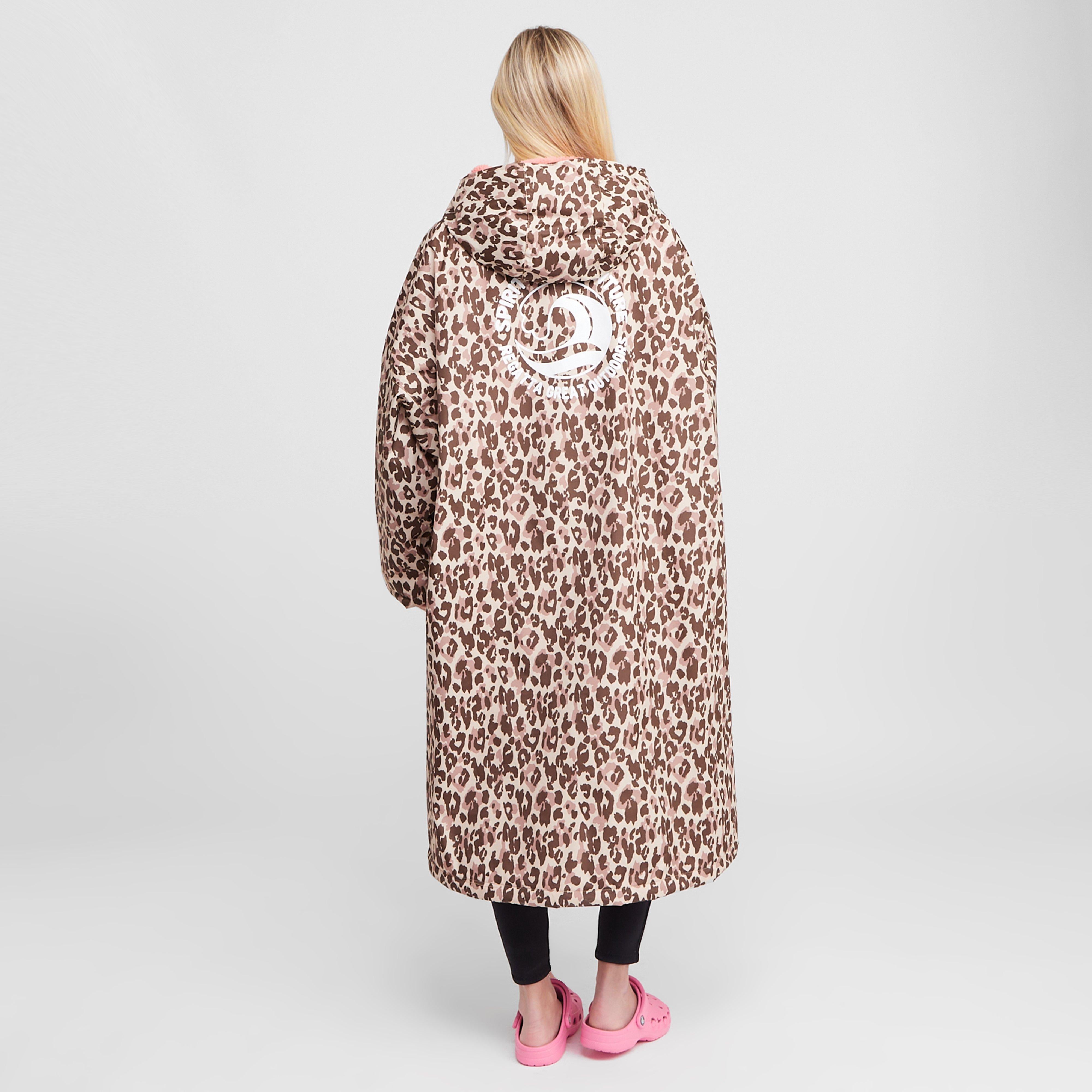 Adults Waterproof Robe Leopard Print