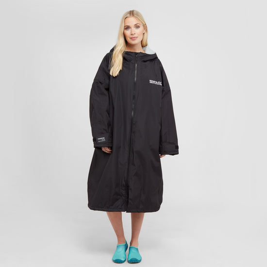 Adults Waterproof Robe Black