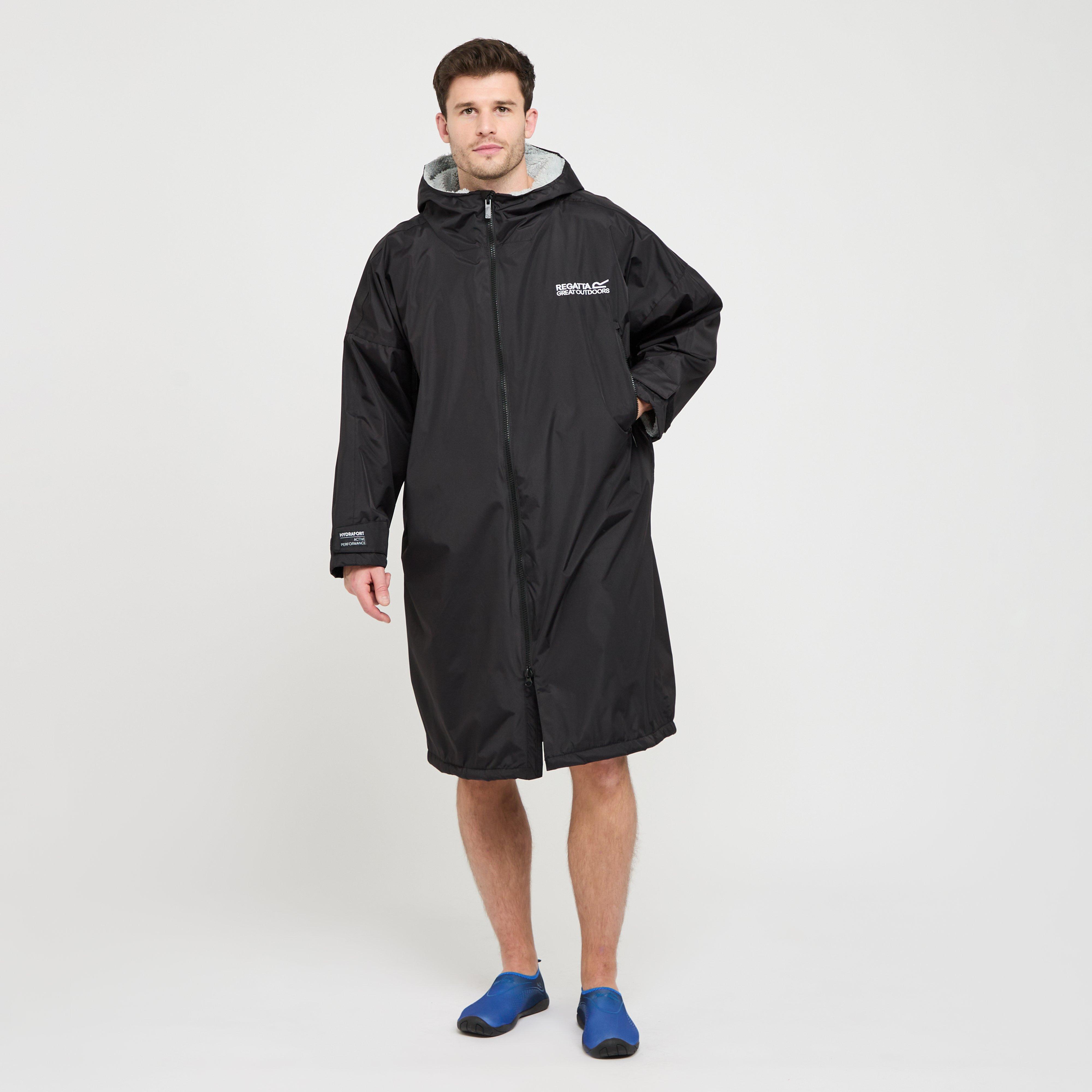 Adults Waterproof Robe Black
