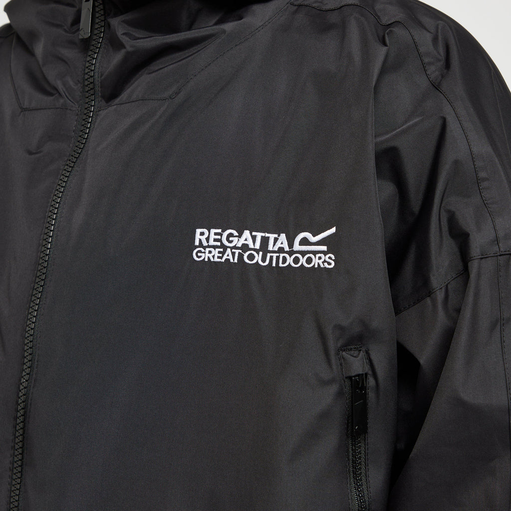 Adults Waterproof Robe Black