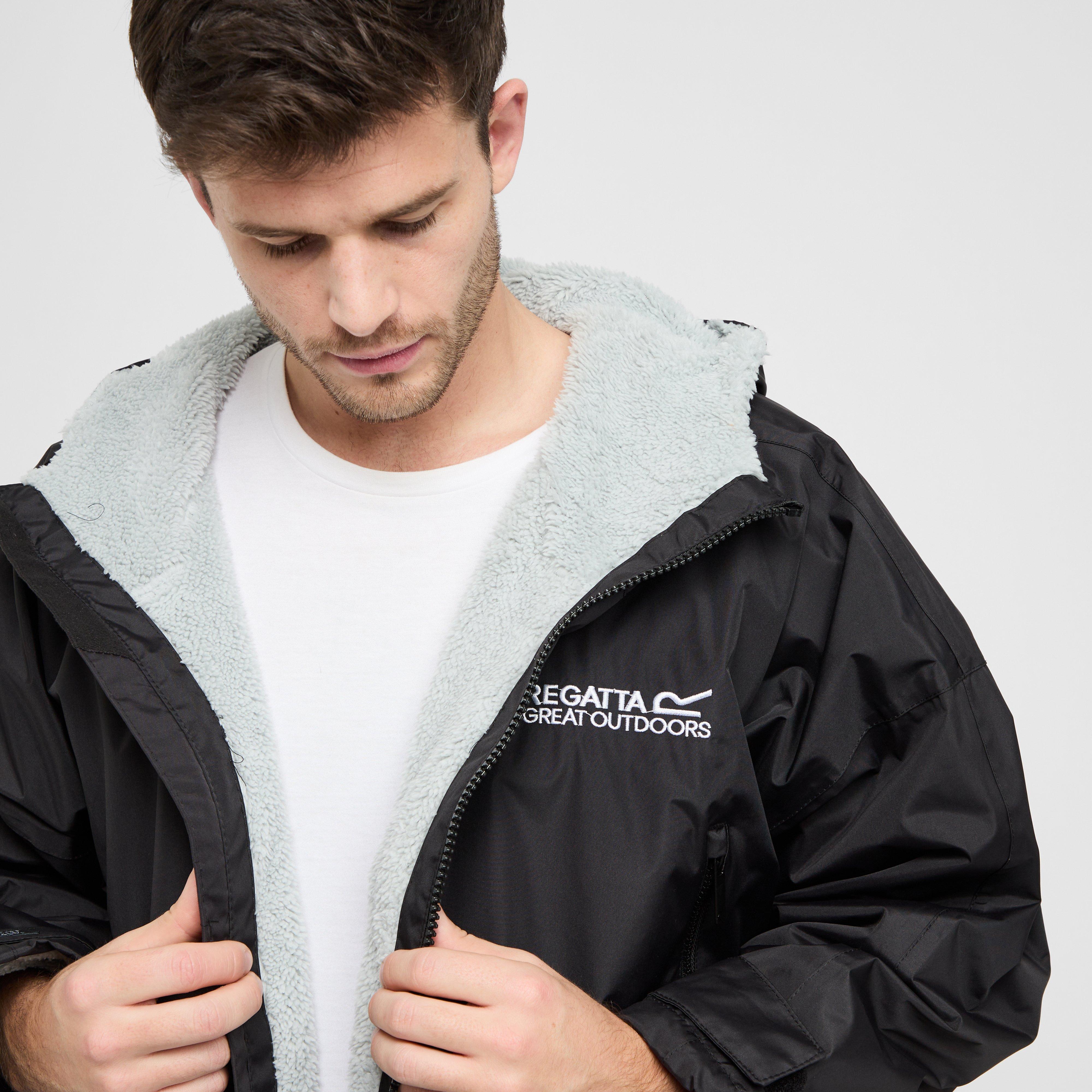 Adults Waterproof Robe Black