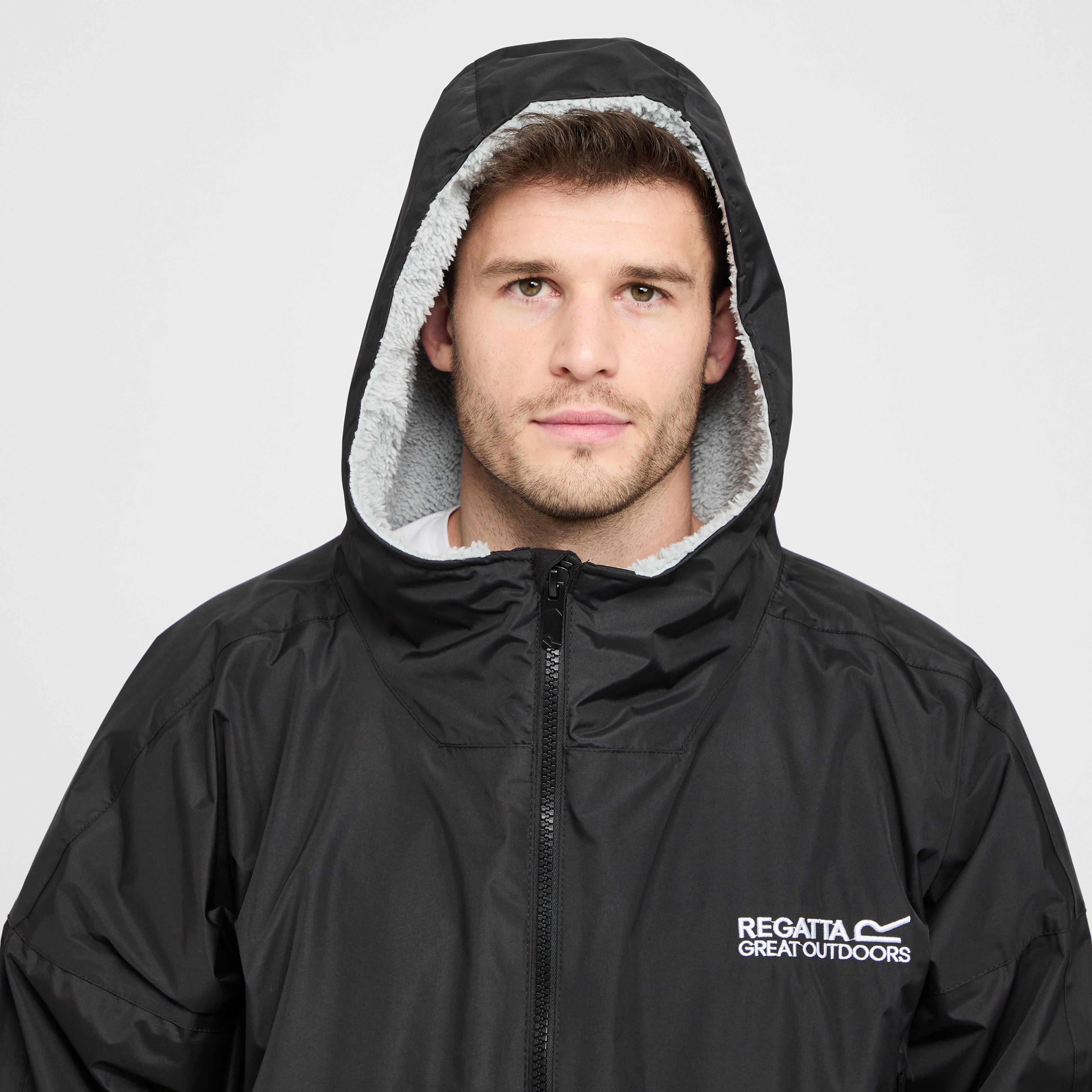 Adults Waterproof Robe Black