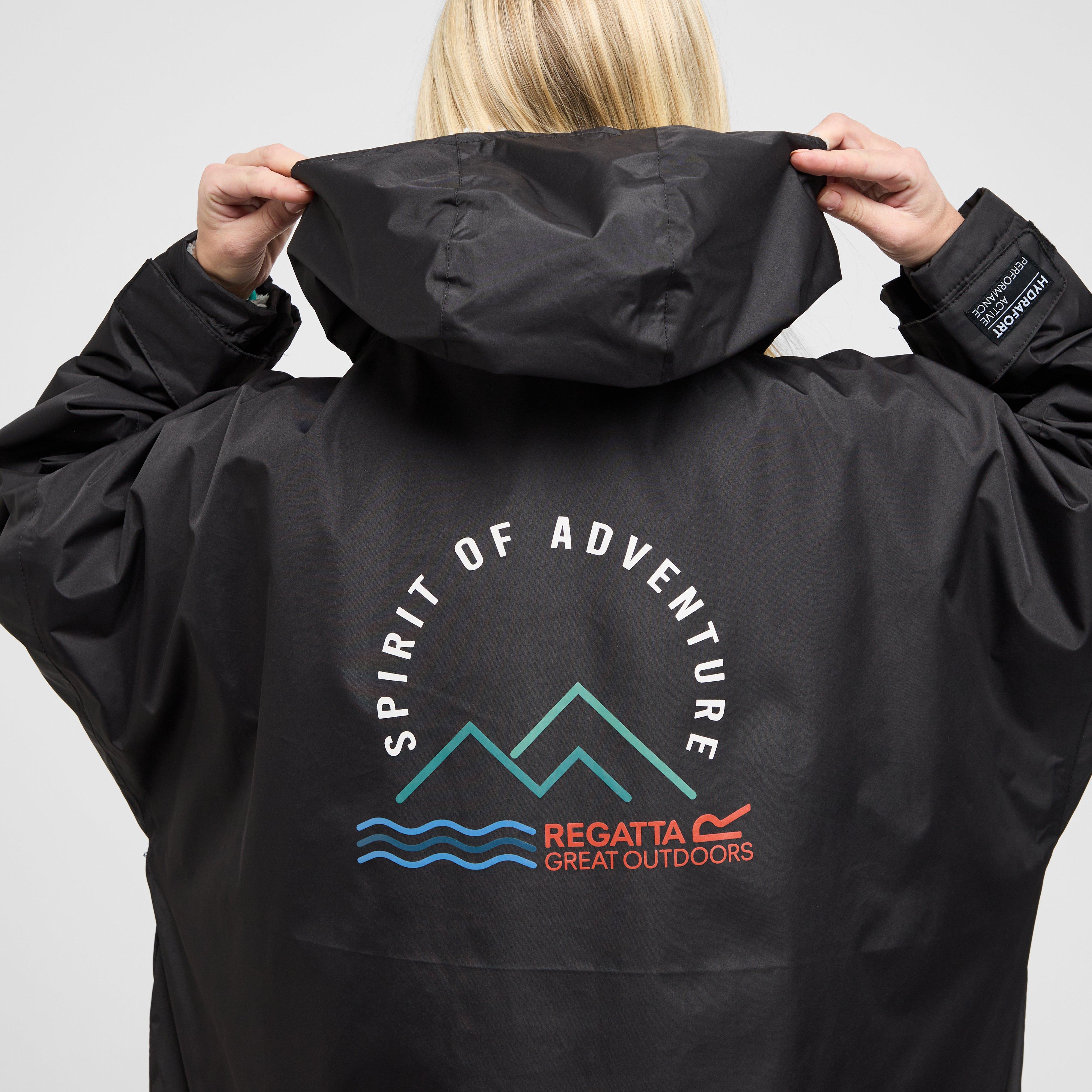 Adults Waterproof Robe Black