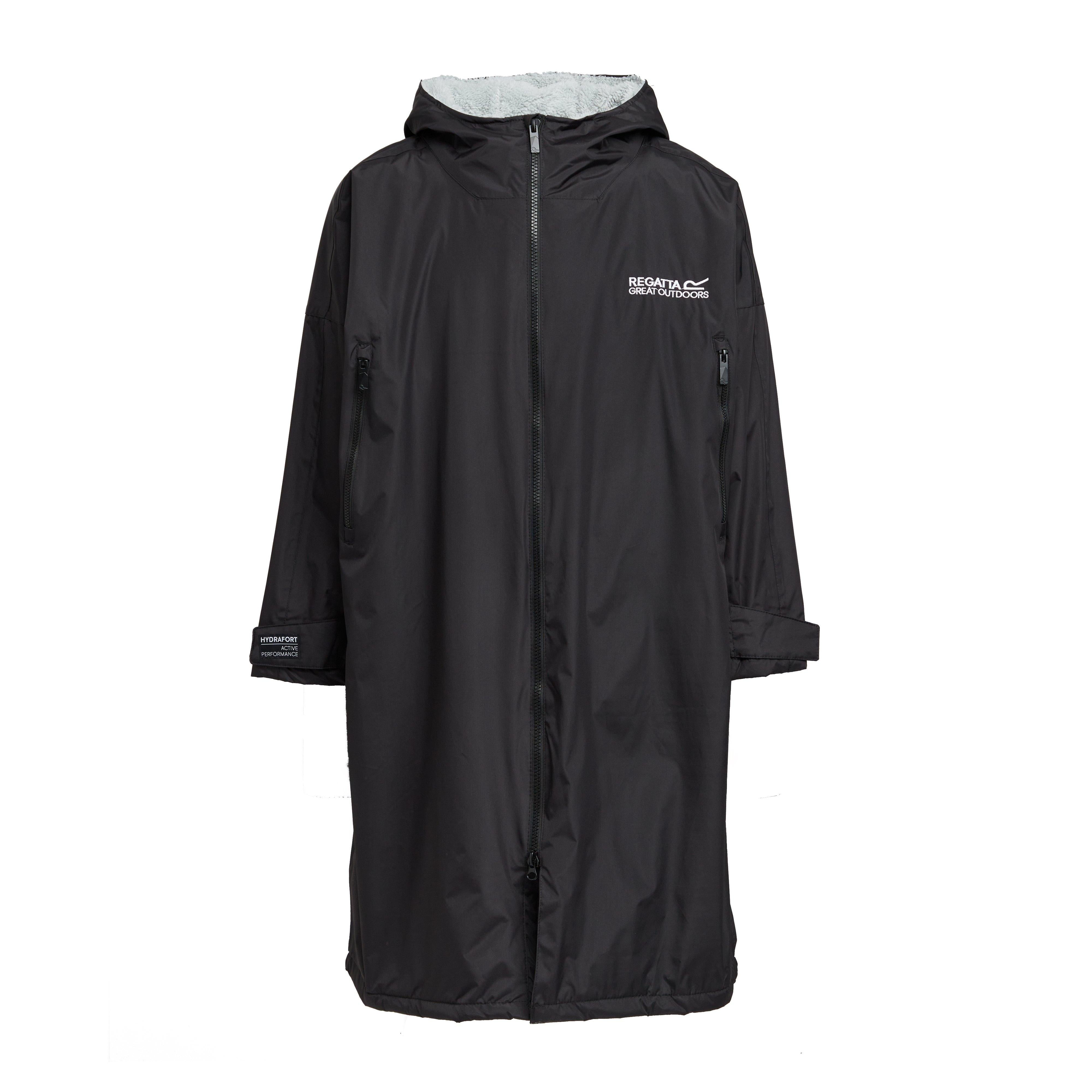 Adults Waterproof Robe Black
