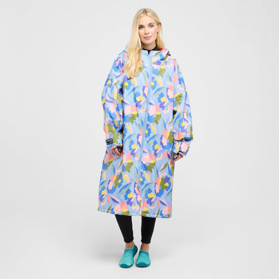 Adults Waterproof Robe Abstract Floral Print