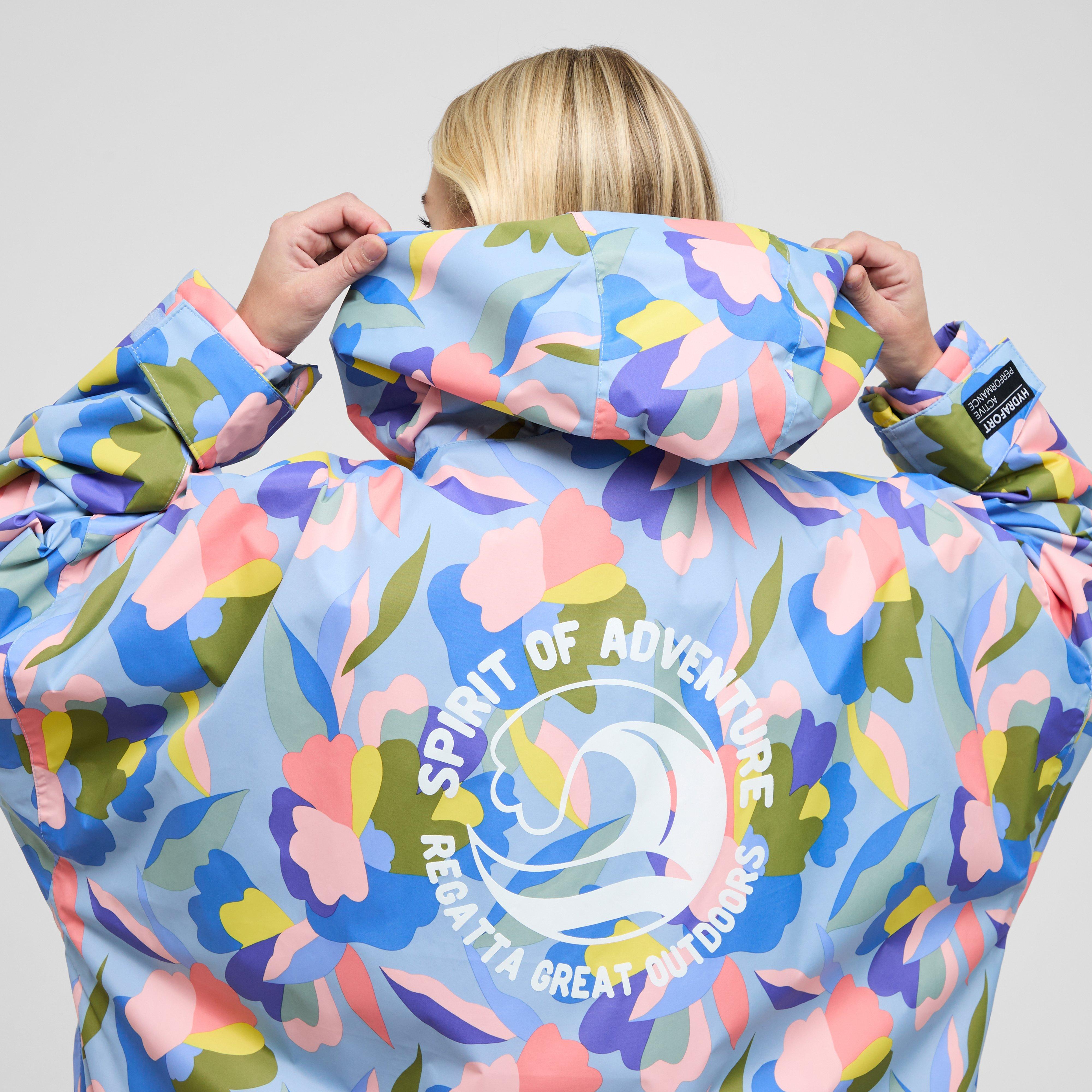 Adults Waterproof Robe Abstract Floral Print