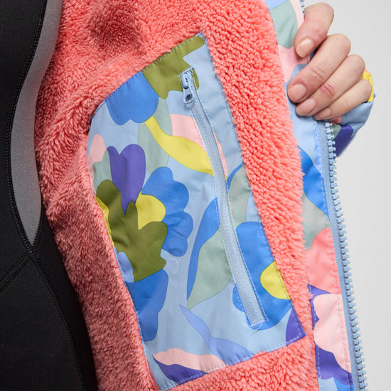 Adults Waterproof Robe Abstract Floral Print