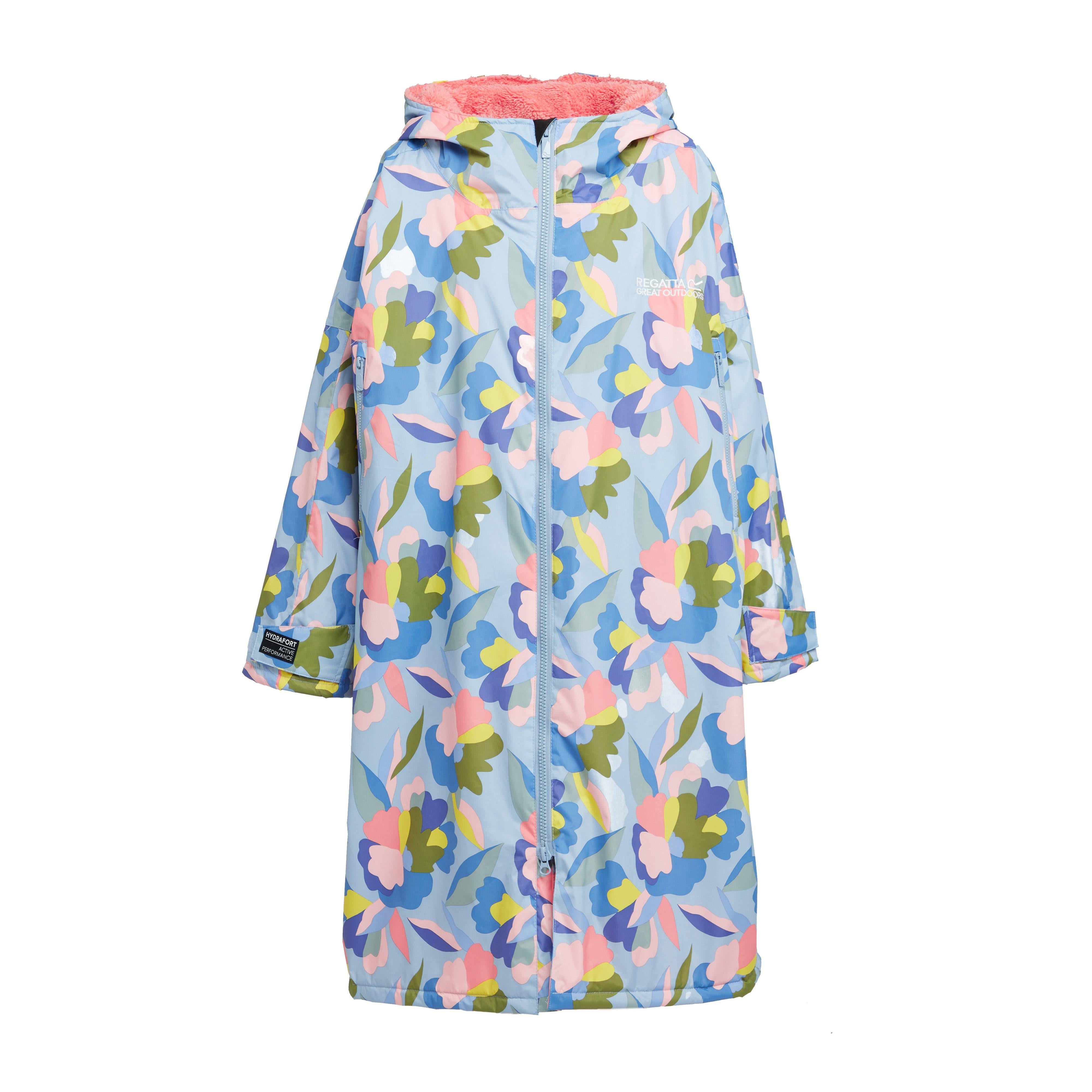 Adults Waterproof Robe Abstract Floral Print